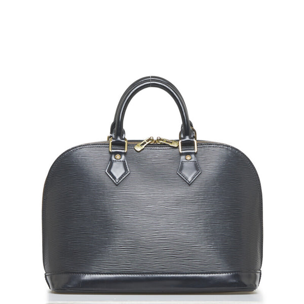 ルイ ヴィトン エピ アルマPM ハンドバッグ M52142 ノワール ブラック レザー レディース LOUIS VUITTON 【中古】