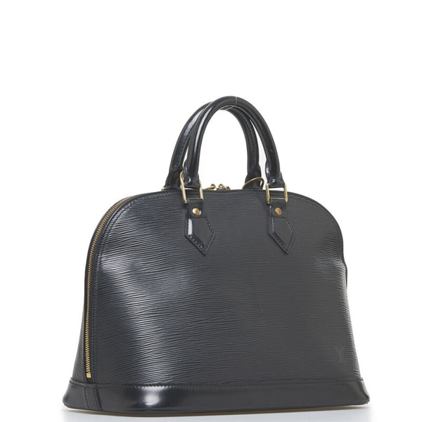 ルイ ヴィトン エピ アルマPM ハンドバッグ M52142 ノワール ブラック レザー レディース LOUIS VUITTON 【中古】