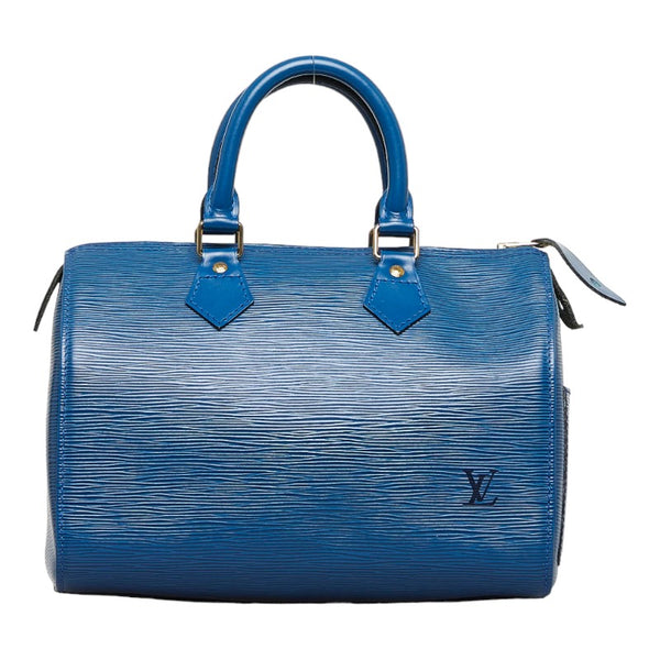 ルイ ヴィトン エピ スピーディ25 ハンドバッグ ミニボストンバッグ M43015 トレドブルー レザー レディース LOUIS VUITTON 【中古】
