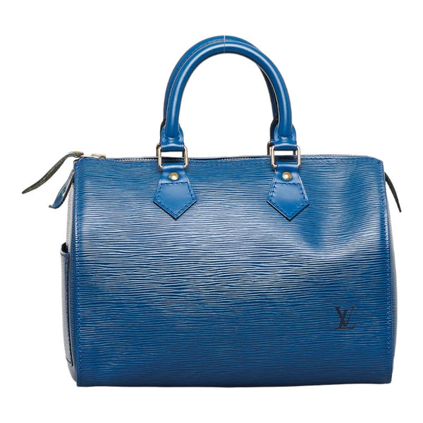 ルイ ヴィトン エピ スピーディ25 ハンドバッグ ミニボストンバッグ M43015 トレドブルー レザー レディース LOUIS VUITTON 【中古】