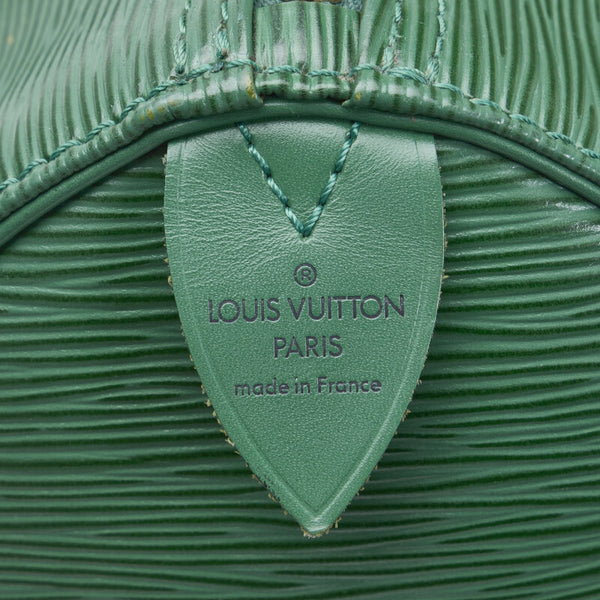 ルイ ヴィトン エピ スピーディ30 ハンドバッグ ミニボストンバッグ M43004 ポルネオグリーン レザー レディース LOUIS VUITTON 【中古】