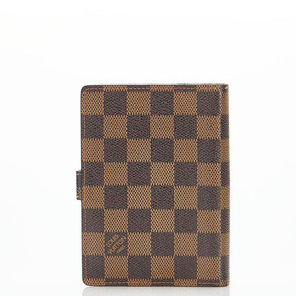ルイ ヴィトン ダミエ アジェンダPM 手帳カバー システム手帳 R20700 ブラウン PVC レディース LOUIS VUITTON 【中古】