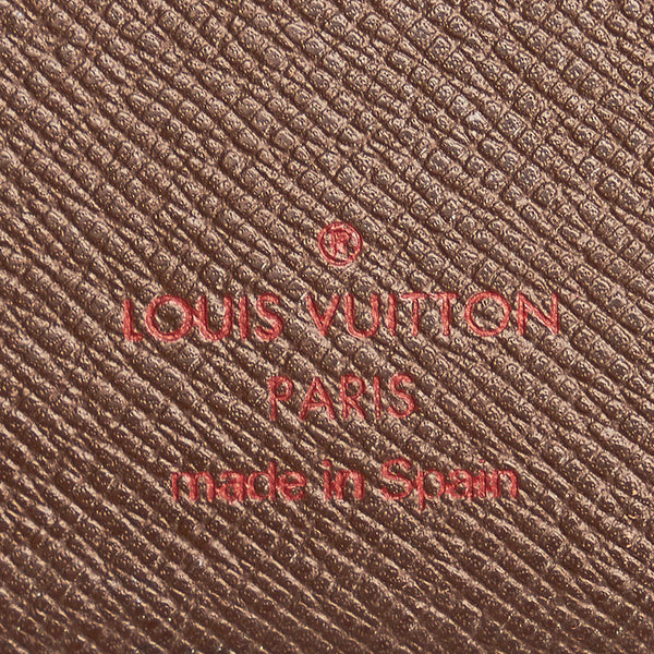 ルイ ヴィトン ダミエ アジェンダPM 手帳カバー システム手帳 R20700 ブラウン PVC レディース LOUIS VUITTON 【中古】