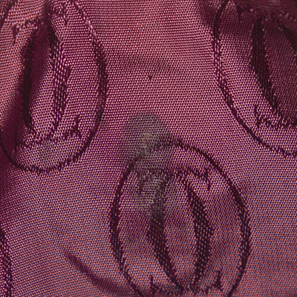 カルティエ ポーチ ブラウン レザー レディース CARTIER 【中古】