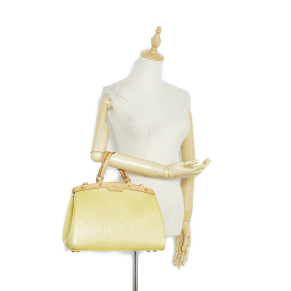 ルイ ヴィトン モノグラム ヴェルニ ブレアMM ハンドバッグ M91456 ブロンコライユ PVC レザー レディース LOUIS VUITTON 【中古】