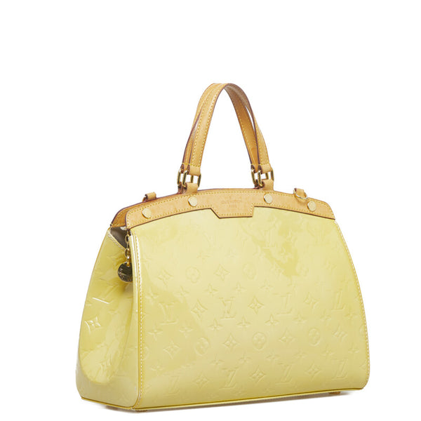 ルイ ヴィトン モノグラム ヴェルニ ブレアMM ハンドバッグ M91456 ブロンコライユ PVC レザー レディース LOUIS VUITTON 【中古】