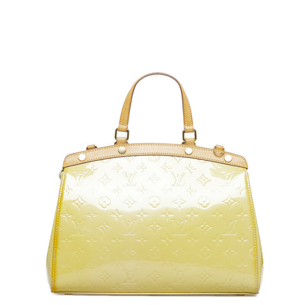 ルイ ヴィトン モノグラム ヴェルニ ブレアMM ハンドバッグ M91456 ブロンコライユ PVC レザー レディース LOUIS VUITTON 【中古】