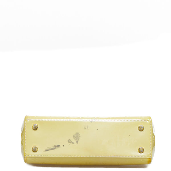 ルイ ヴィトン モノグラム ヴェルニ ブレアMM ハンドバッグ M91456 ブロンコライユ PVC レザー レディース LOUIS VUITTON 【中古】