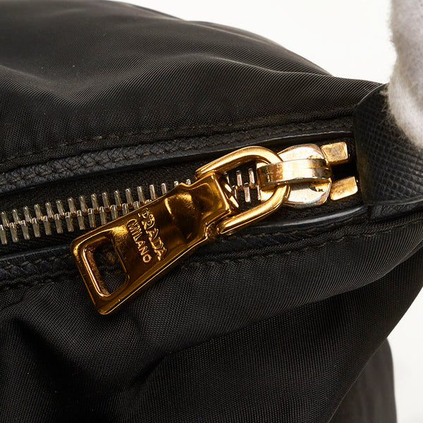 プラダ ハンドバッグ ショルダーバッグ 2WAY ネイビー ナイロン レザー レディース PRADA 【中古】