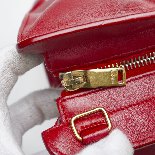 サンローラン ベイビーカバス ハンドバッグ ショルダーバッグ 2WAY 394461 ピンク レザー レディース SAINT LAURENT 【中古】