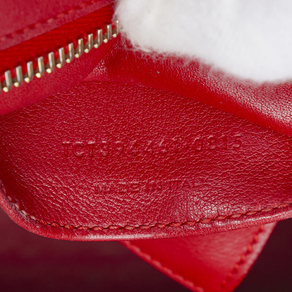 サンローラン ベイビーカバス ハンドバッグ ショルダーバッグ 2WAY 394461 ピンク レザー レディース SAINT LAURENT 【中古】