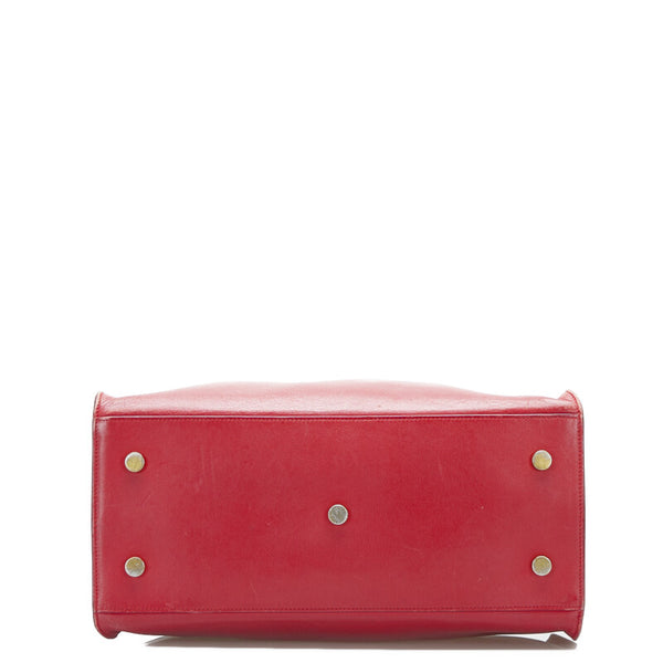 サンローラン ベイビーカバス ハンドバッグ ショルダーバッグ 2WAY 394461 ピンク レザー レディース SAINT LAURENT 【中古】