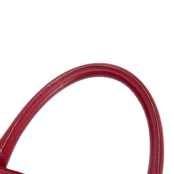 サンローラン ベイビーカバス ハンドバッグ ショルダーバッグ 2WAY 394461 ピンク レザー レディース SAINT LAURENT 【中古】