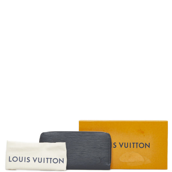 ルイ ヴィトン エピ ジッピーウォレット 長財布 ラウンドファスナー M68755 ノワール ブラック レザー レディース LOUIS VUITTON 【中古】