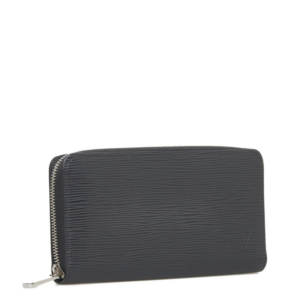ルイ ヴィトン エピ ジッピーウォレット 長財布 ラウンドファスナー M68755 ノワール ブラック レザー レディース LOUIS VUITTON 【中古】