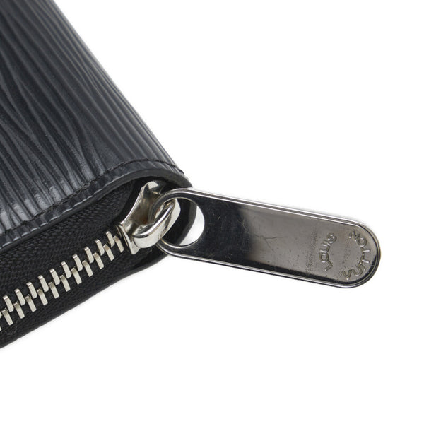 ルイ ヴィトン エピ ジッピーウォレット 長財布 ラウンドファスナー M68755 ノワール ブラック レザー レディース LOUIS VUITTON 【中古】