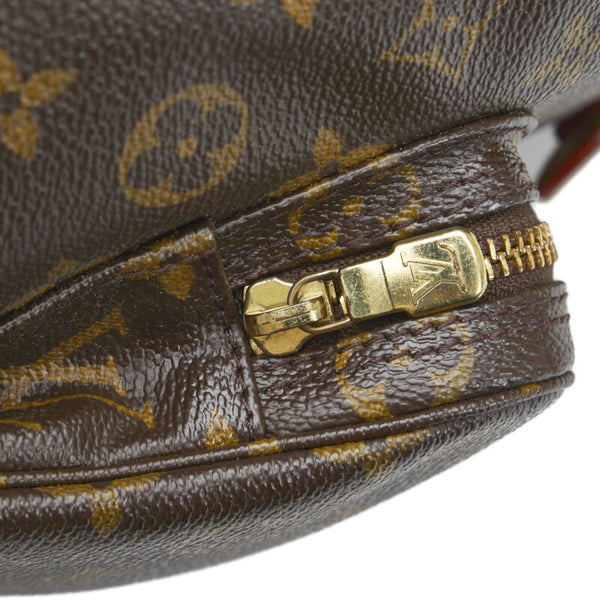 ルイ ヴィトン モノグラム モンスリGM リュック バックパック M51135 ブラウン PVC レザー レディース LOUIS VUITTON 【中古】