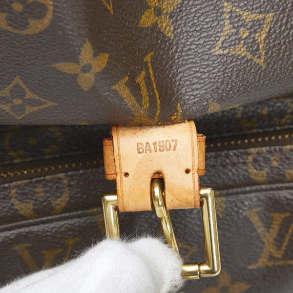 ルイ ヴィトン モノグラム モンスリGM リュック バックパック M51135 ブラウン PVC レザー レディース LOUIS VUITTON 【中古】
