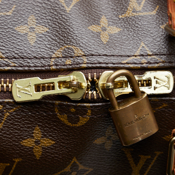 ルイ ヴィトン モノグラム キーポル50 ボストンバッグ ショルダーバッグ 2WAY M41426 ブラウン PVC レザー レディース LOUIS VUITTON 【中古】