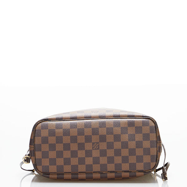 ルイ ヴィトン ダミエ ネヴァーフルPM トートバッグ ハンドバッグ N41359 エベヌ ブラウン PVC レザー レディース LOUIS VUITTON 【中古】