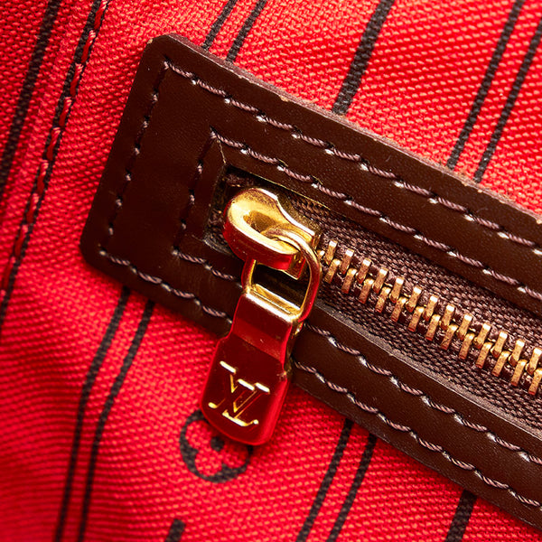 ルイ ヴィトン ダミエ ネヴァーフルPM トートバッグ ハンドバッグ N41359 エベヌ ブラウン PVC レザー レディース LOUIS VUITTON 【中古】