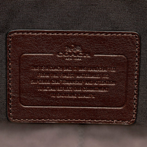 コーチ シグネチャー リュック バックパック F71973 ブラウン PVC レザー レディース COACH 【中古】