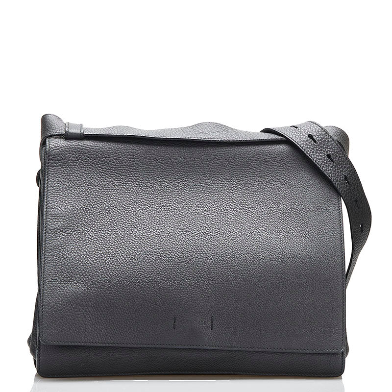 グッチ ショルダーバッグ 397657 ブラック レザー レディース GUCCI 【中古】