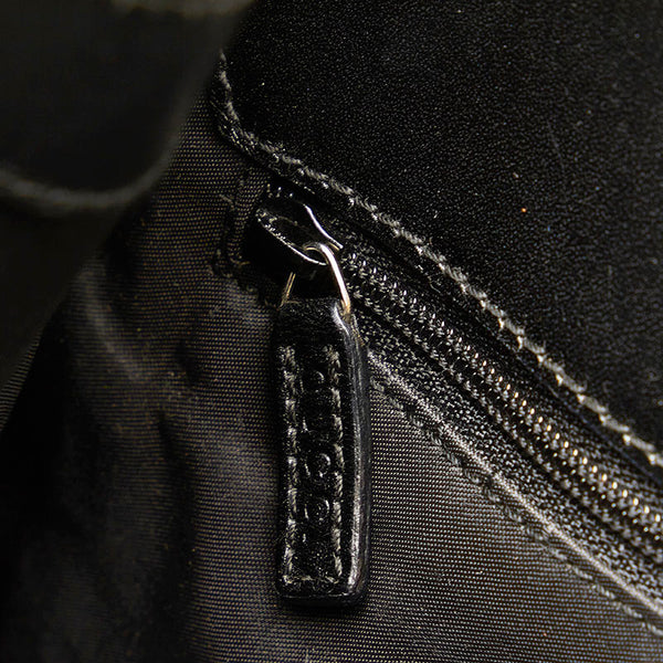 グッチ GGキャンバス ジャッキー ハンドバッグ ショルダーバッグ 002 1067 ブラック キャンバス レザー レディース GUCCI 【中古】