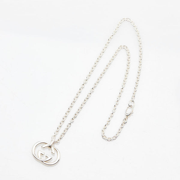 グッチ インターロッキングG ネックレス SV925 シルバー レディース GUCCI 【中古】