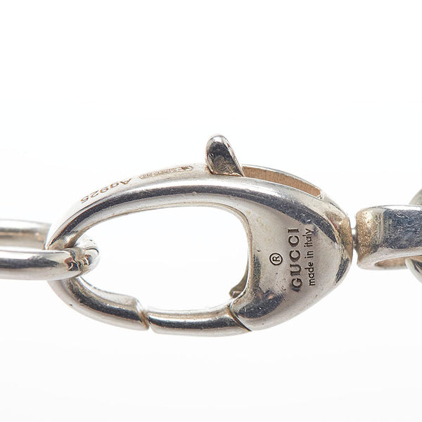 グッチ インターロッキングG ネックレス SV925 シルバー レディース GUCCI 【中古】