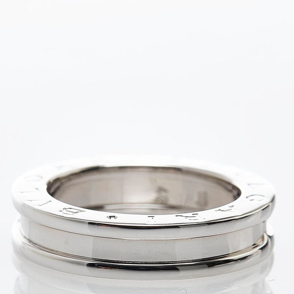 ブルガリ ビーゼロワン 1バンド リング 指輪 K18WG ホワイトゴールド レディース BVLGARI 【中古】