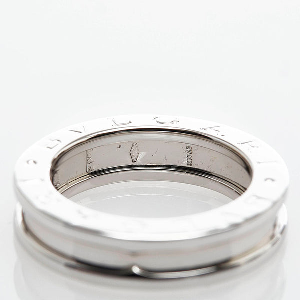 ブルガリ ビーゼロワン 1バンド リング 指輪 K18WG ホワイトゴールド レディース BVLGARI 【中古】
