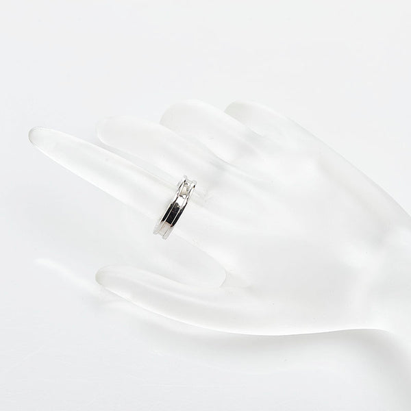 ブルガリ ビーゼロワン 1バンド リング 指輪 K18WG ホワイトゴールド レディース BVLGARI 【中古】