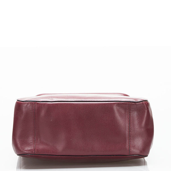 カルティエ マスト ショルダーバッグ ボルドー レザー レディース CARTIER 【中古】