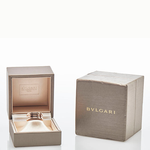 ブルガリ ビーゼロワン 3バンド リング 指輪 K18PG ピンクゴールド レディース BVLGARI 【中古】