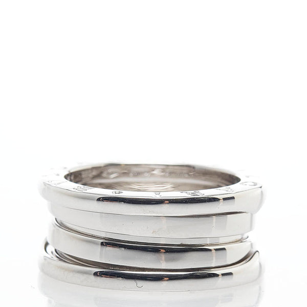 ブルガリ ビーゼロワン 3バンド リング 指輪 K18WG ホワイトゴールド レディース BVLGARI 【中古】