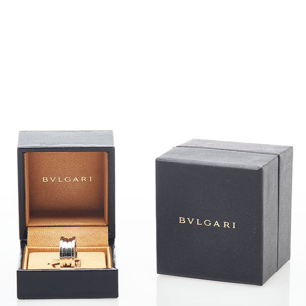 ブルガリ ビーゼロワン 3バンド リング 指輪 K18WG ホワイトゴールド レディース BVLGARI 【中古】