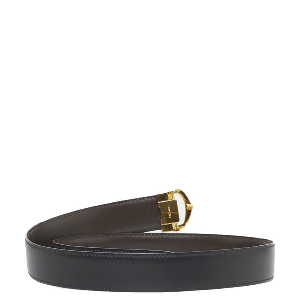 カルティエ ベルト ブラック ブラウン レザー レディース CARTIER 【中古】