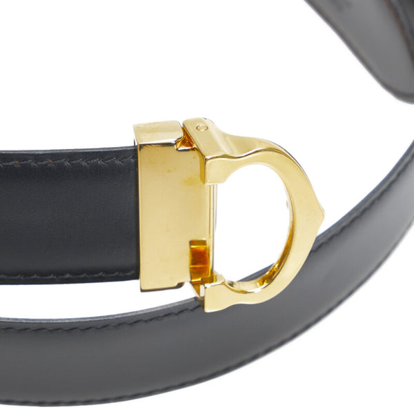 カルティエ ベルト ブラック ブラウン レザー レディース CARTIER 【中古】