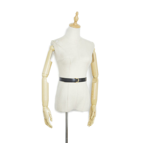 カルティエ ベルト ブラック ブラウン レザー レディース CARTIER 【中古】