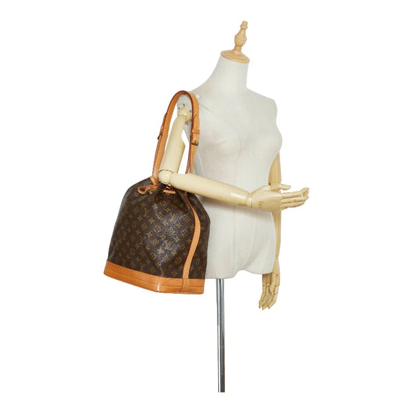 ルイ ヴィトン モノグラム ノエ ショルダーバッグ M42224 ブラウン PVC レザー レディース LOUIS VUITTON 【中古】