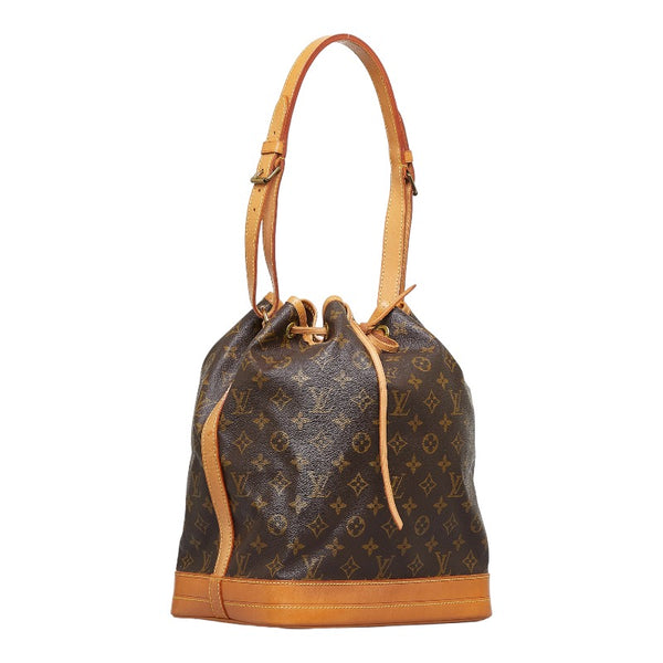 ルイ ヴィトン モノグラム ノエ ショルダーバッグ M42224 ブラウン PVC レザー レディース LOUIS VUITTON 【中古】
