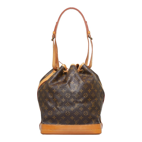ルイ ヴィトン モノグラム ノエ ショルダーバッグ M42224 ブラウン PVC レザー レディース LOUIS VUITTON 【中古】