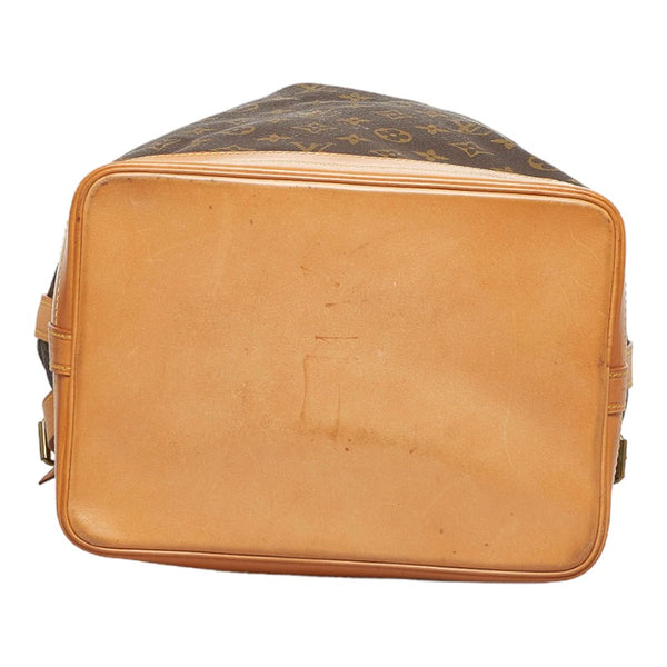 ルイ ヴィトン モノグラム ノエ ショルダーバッグ M42224 ブラウン PVC レザー レディース LOUIS VUITTON 【中古】