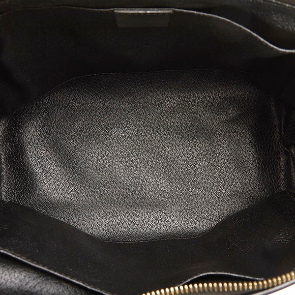 セリーヌ マカダム ポーチ ブラウン PVC レザー レディース CELINE 【中古】