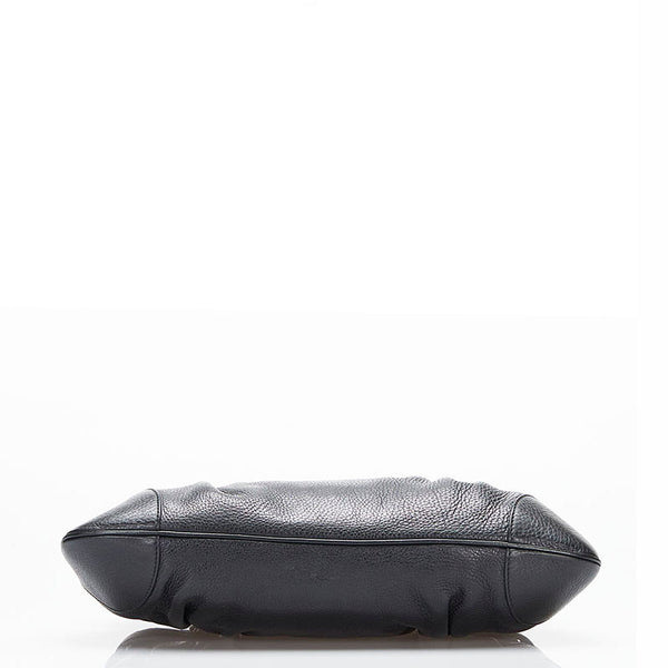 サルヴァトーレフェラガモ ガンチーニ ハンドバッグ AU-21 6317 ブラック レザー レディース Salvatore Ferragamo 【中古】