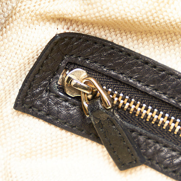 グッチ ソーホー フリンジ ハンドバッグ 336751 ブラック レザー レディース GUCCI 【中古】