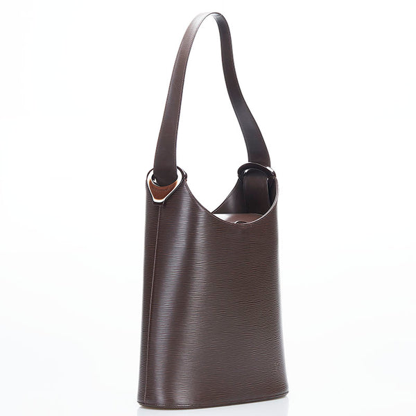 ルイ ヴィトン エピ ヴェルソー ワンショルダーバッグ ハンドバッグ M5281D モカ ブラウン レザー レディース LOUIS VUITTON 【中古】