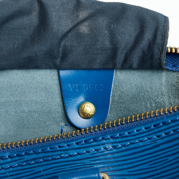 ルイ ヴィトン エピ スピーディ25 ハンドバッグ ミニボストンバッグ M43015 トレドブルー レザー レディース LOUIS VUITTON 【中古】