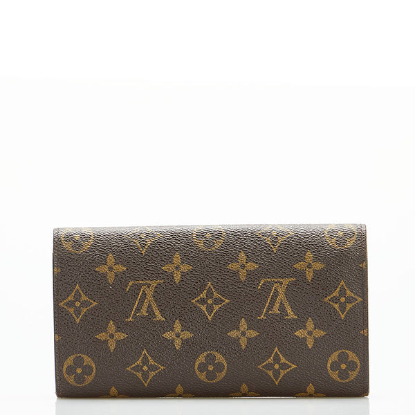 ルイ ヴィトン モノグラム ポシェット ポルトモネクレディ 長財布 M61725 ブラウン PVC レディース LOUIS VUITTON 【中古】